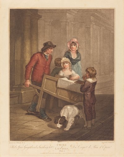 Heißes Gewürzbrot, rauchend heiß von Giovanni Vendramini after Francis Wheatley