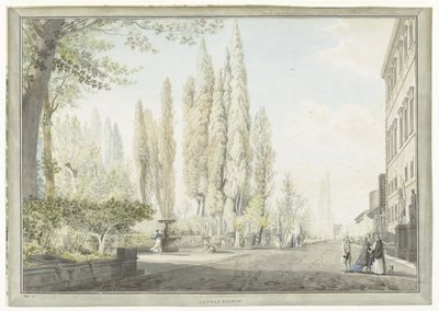 Ansicht der Villa Montalto in Rom von Giovanni Volpato