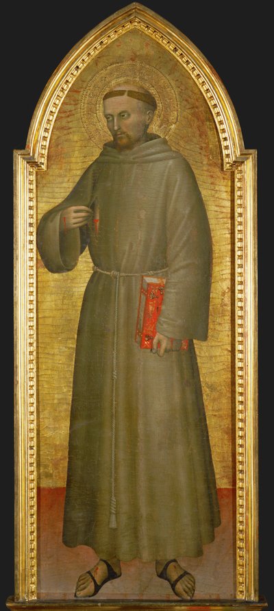 Heiliger Franz von Assisi von Giovanni da Milano