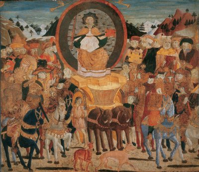 Der Triumph des Ruhms von Giovanni di Ser Giovanni Scheggia