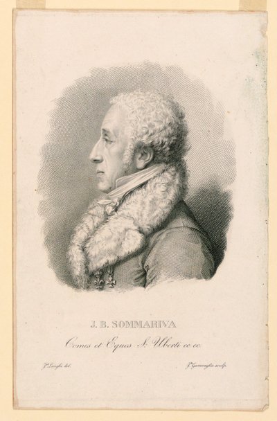 Porträt von J. B. Sommariva (1760-1826) von Giovita Garavaglia