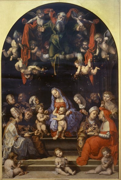 Disputation über die unbefleckte Empfängnis von Girolamo Genga
