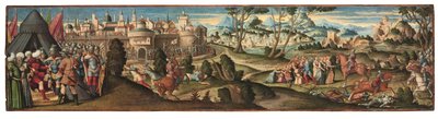 Szenen aus Orlando Furioso von Girolamo da Santacroce