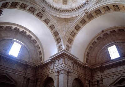 Innenansicht der Kirche von San Biagio (1518-1545) von Giuliano Giamberti da Sangallo