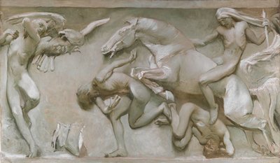 Aus den großen Entdeckungen, durch die düsteren Zeitalter..., 1906 von Giulio Aristide Sartorio