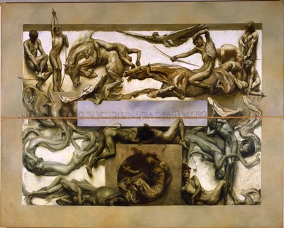 Le Tenebre aus dem Zyklus Il poema della Vita Umana, 1907 von Giulio Aristide Sartorio