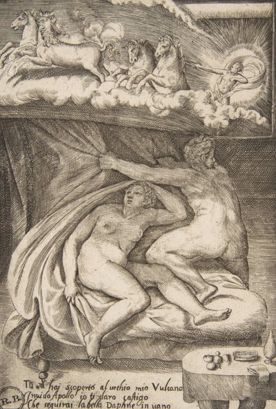 Venus und Mars entdeckt von Apollo, aus 
