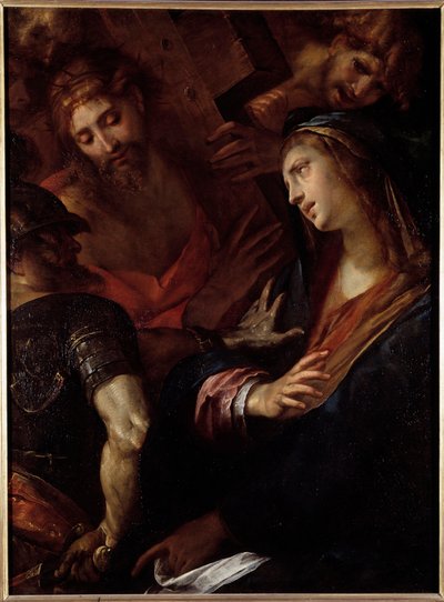 Jesus und die Jungfrau Maria von Giulio Cesare Procaccini