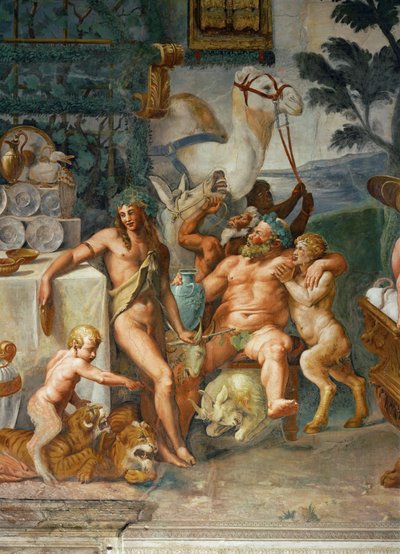 Bacchanalia - ein Festmahl der Götter von Giulio Romano