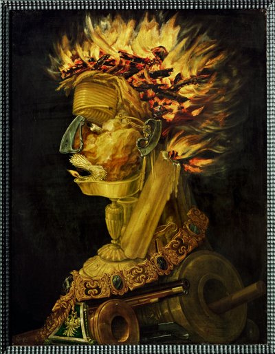 Feuer, Allegorie von Giuseppe Arcimboldo