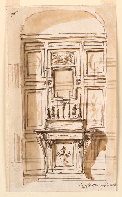Erhebung eines Altars in einer Privatkapelle von Giuseppe Barberi