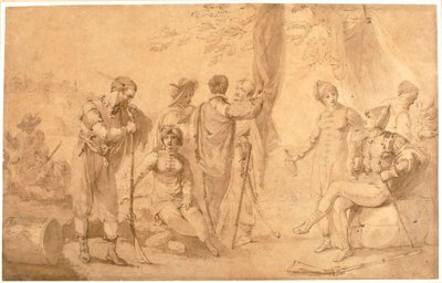 Eine Jagdgesellschaft von Giuseppe Bernardino Bison