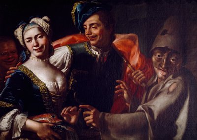 Neapolitanische Masken von Giuseppe Bonito