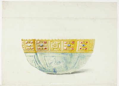 Geschmückte Schale im Schatz von San Marco, Venedig von Giuseppe Grisoni