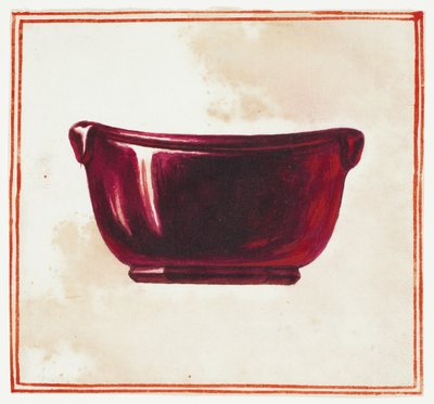 Lila Schale von Giuseppe Grisoni