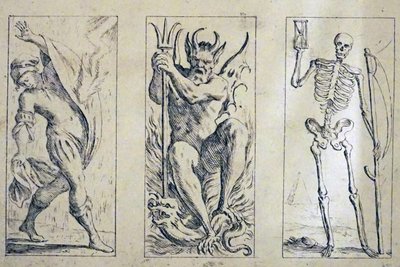 Tarotkarten aus dem 17. Jahrhundert von Giuseppe Maria Mitelli von Giuseppe Maria Mitelli