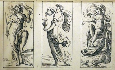 Tarotkarten des 17. Jahrhunderts von Giuseppe Maria Mitelli