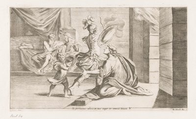 Aeneas zieht in den Kampf von Giuseppe Maria Mitelli