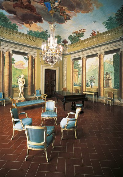 Fresken in der Villa del Poggio Imperiale, Florenz von Giuseppe Maria Terreni