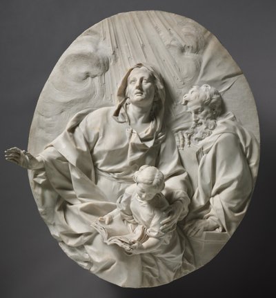 Erziehung der Jungfrau Maria, ca. 1700 von Giuseppe Mazzuoli