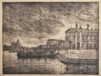 Der Königspalast und die Salute-Basilika von Giuseppe Miti Zanetti
