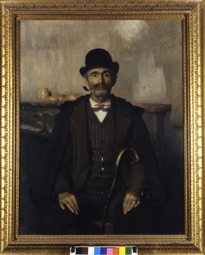 Giuseppe Giani, der Vermittler (Porträt von Giuseppe Giani dem Vermittler). Gemälde von Giovanni Pellizza da Volpedo (1868-1907) von Giuseppe Pellizza da Volpedo