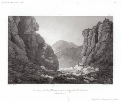 Überquerung der Brenta von Giuseppe Pietro Bagetti