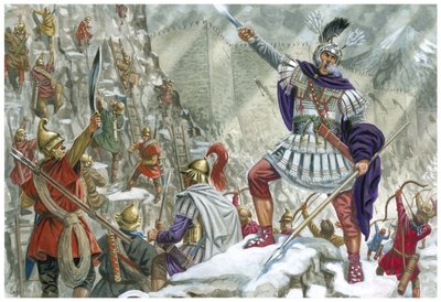 Alexander der Große am Eisernen Tor (Zentralasien) von Giuseppe Rava