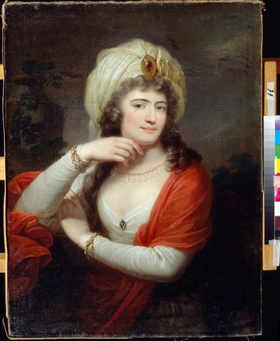 Porträt von Alexandra Branicka (geb. Engelhardt) von Giuseppe or Josef Grassi