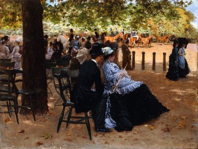 Auf der Rennbahn von Giuseppe or Joseph de Nittis