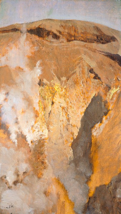 Fumarole des Vesuvs, circa 1871 von Giuseppe or Joseph de Nittis