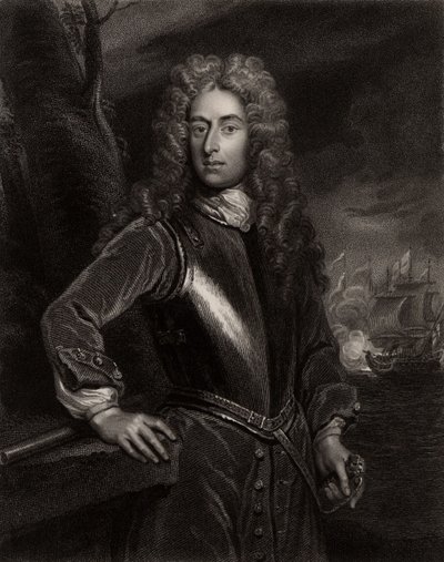 Porträt von George Byng von Godfrey (after) Kneller