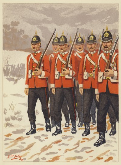 Die 68., Durham Leichte Infanterie von Godfrey Douglas Giles