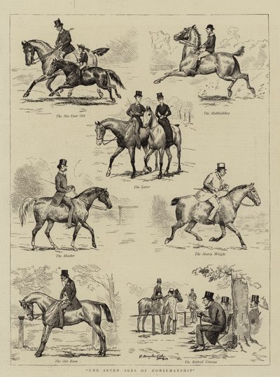 Die sieben Lebensalter der Reitkunst von Godfrey Douglas Giles