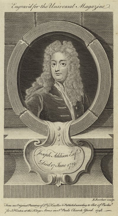 Joseph Addison, Esquire von Godfrey Kneller