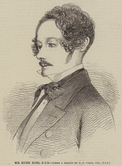 Sir Hugh Rose, KCB von Godfrey Thomas Vigne