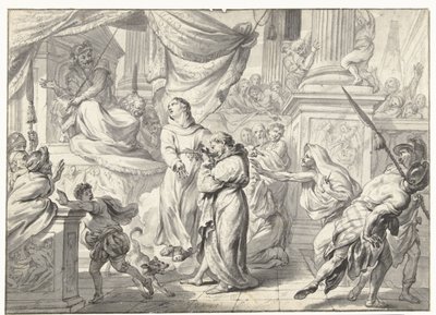 Darstellung aus dem Leben eines Heiligen von Godfried Maes