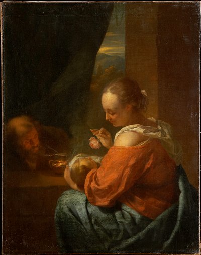 Die Heilige Familie von Godfried Schalcken