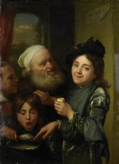 Jedem das Seine von Godfried Schalken or Schalcken