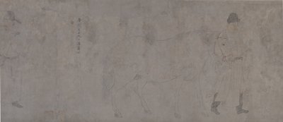 Detail (Fünf Tributpferde) von Gonglin Li