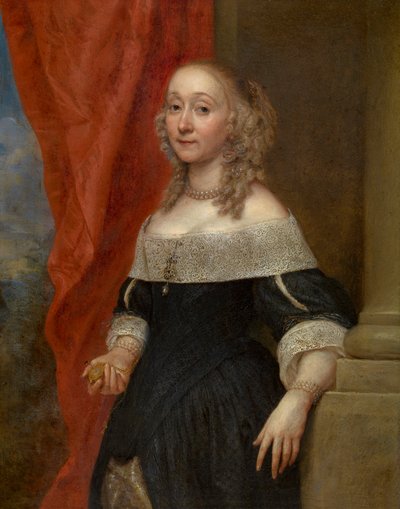 Porträt einer Dame von Gonzales Coques