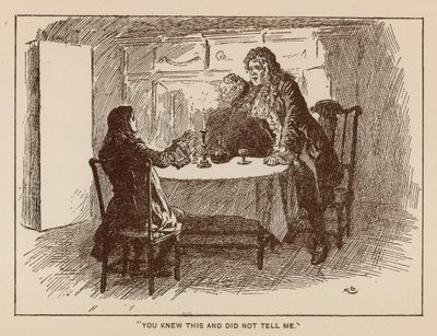 Illustration für Die Geschichte von Henry Esmond von Thackeray von Gordon Frederick (after) Browne
