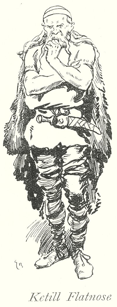 Ketill Flachnase von Gordon Frederick (after) Browne