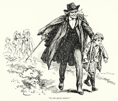 Illustration für Die Geschichte der Schatzsucher von E. Nesbit von Gordon Frederick Browne