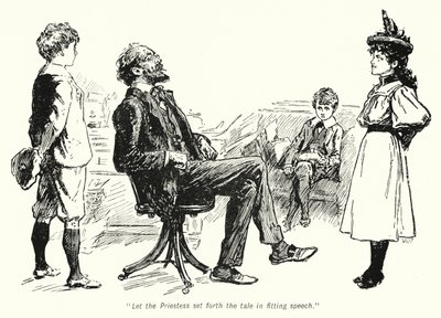 Illustration für Die Geschichte der Schatzsucher von E. Nesbit von Gordon Frederick Browne