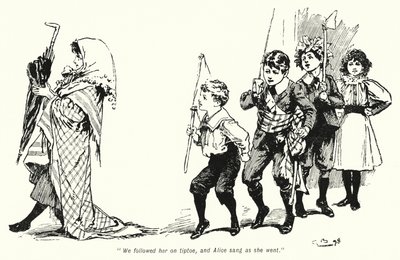 Illustration für Die Geschichte der Schatzsucher von E. Nesbit (Lithografie) von Gordon Frederick Browne