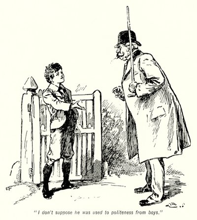 Illustration für Die Geschichte der Schatzsucher von E. Nesbit von Gordon Frederick Browne