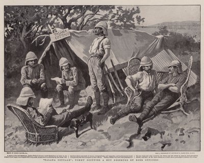 Talana Cottage, Tommy besetzt eine von Burenoffizieren verlassene Hütte von Gordon Frederick Browne