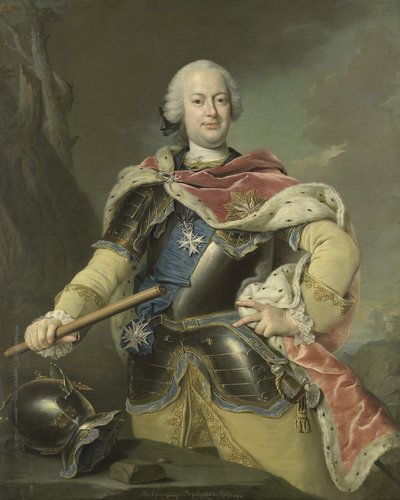 Porträt von Friedrich Christian, Kurfürst von Sachsen 1722-1763, 1751 von Gottfried Boy