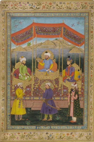 Ahnengruppe der Mogulherrscher von Govardhan